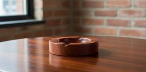 Handmade Premium Wooden Tabletop Cigar <b>Ashtray</b> Eco-Friendly American Style Customized Shape Classic Design Smoking Ash Holder - Product Image 6