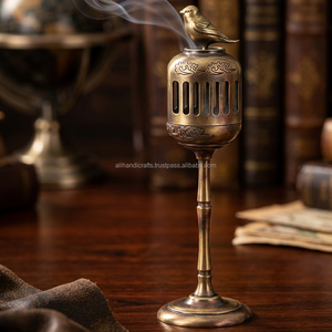 Quemador de Incienso de Latón, Difusor de Aromaterapia con Portavelas para la Quema de Fragancias - Product Image 2