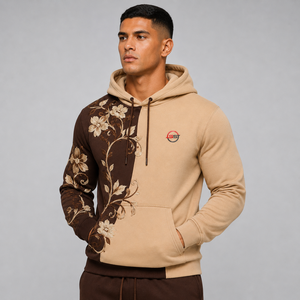 Sweat à capuche brodé pour homme, personnalisable avec logo, en molleton de coton doux, chaud, respirant, style streetwear décontracté - Product Image 4