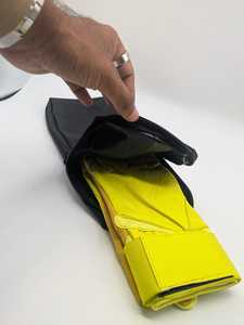 ถุงมือตีเบสบอลหนังสีขาว ไซส์ XL สำหรับทั้งมือซ้ายและขวา แบบ Snap สำหรับผู้ใหญ่ ใช้ฝึกซ้อม ทนทาน แห้งเร็ว เป็นมิตรกับสิ่งแวดล้อม บรรจุภัณฑ์พลาสติกแบบทอ - Product Image 3