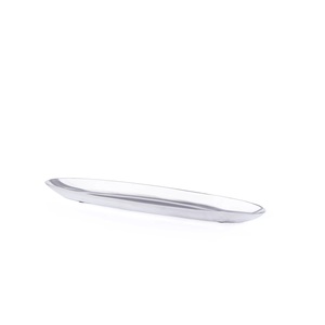 erving Tray Handmade Decorative Metal Tray Dining Table Top Serving Tray Snacks Pasta or <b>Food</b> <b>Server</b> - Product Image 2