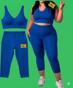 Women's Plaid Breathable 5-Piece Activewear Gym Fitness Set Spandex/Nylon V-Shaped <b>Elastic</b> Waist Sports Bra <b>Skirt</b> T-Shirt Yoga - Product Image 5