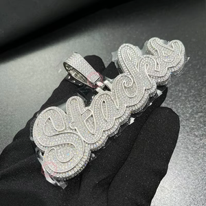 Dropshipping Hip Hop Large Disc Stacks <b>Name</b> Cuban <b>Chain</b> Fine Jewelry Pendants & Charms Trendy Men's Necklace - Product Image 2