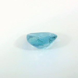 Piedra preciosa suelta de aguamarina natural con corte en forma de corazón, cristal de aguamarina azul genuino de Brasil para joyería fina. - Product Image 4