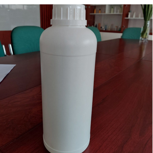 Botella de Plástico HDPE APS C0328, Forma Cilíndrica, Tapa de Rosca, Sellado Antiderrames, Fondo Plano Blanco, Contenedor de Almacenamiento de Productos Químicos - Product Image 1