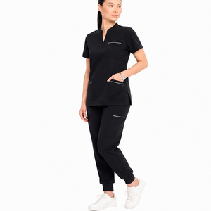 Uniforme Médico Personalizado para Mujer, Traje de Enfermería, Tela Elástica, Cómodo, Ropa de Trabajo para Hospital y Clínica - Product Image 6