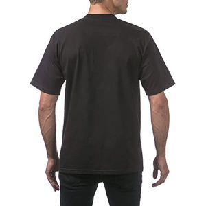เสื้อยืดคอตตอน 100% แบบคลับ สไตล์หนา น้ำหนักมาก สำหรับขายส่ง คอกลม แขนสั้น พิมพ์ลายสกรีน ดีไซน์เรียบง่าย รับสั่งทำ - Product Image 4
