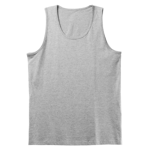 Camiseta sin Mangas Básica para Hombre, Mezcla de Algodón, Tela Suave, Uso Diario Informal, Ligera, Cómoda, Estilo Minimalista de Verano - Product Image 1