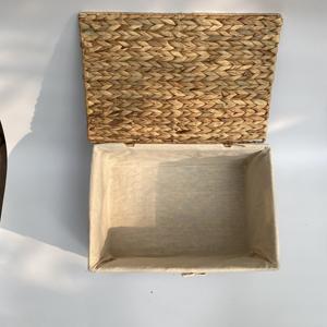 Cesta de almacenamiento rectangular con tapa, la más vendida, cesta organizadora para armarios y almacenamiento en el hogar. - Product Image 5