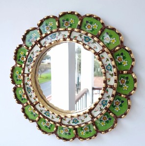 กระจกติดผนังตกแต่งทรงหรูหรา งานแฮนด์เมด ยี่ห้อ SN HANDICRAFTS - Product Image 1