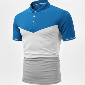 Polo classique pour homme à manches courtes en mélange de coton respirant, coupe ajustée, décontracté, tendance estivale, élégant - Product Image 6