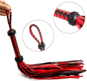 ไม้ตีหนัง BDSM ด้ามจับแข็งแรง สายรัดหลายเส้น เครื่องมือกระตุ้น รับผลิตตามแบบ OEM พิมพ์โลโก้ตามสั่ง ขายส่งจากโรงงาน - Product Image 2