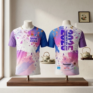 เสื้อวิ่งแบบขายส่ง เสื้อยืดกีฬาแบบกำหนดเอง แห้งเร็ว ระบายอากาศได้ดี ชุดออกกำลังกาย - Product Image 5