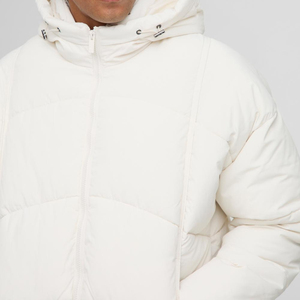 Chaqueta Acolchada de Invierno Unisex Personalizada, Transpirable, de Nailon/Acrílico, de Alta Calidad, Informal, Brillante, con Cuello Alto y Capucha, al por Mayor - Product Image 6