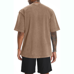 Camisetas de cuello redondo para hombre, lisas, de alta calidad, fabricadas profesionalmente, más vendidas, con logotipo sublimable, tallas grandes. - Product Image 6
