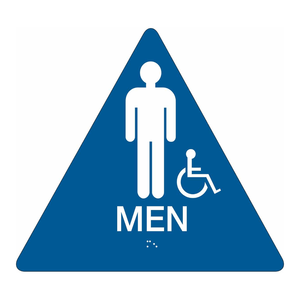 Panneau de signalisation routière d'avertissement mural en PVC pour hommes Brady, pour intérieur/extérieur, avec impression UV - Product Image 3