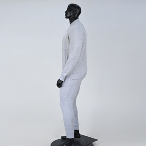 Ensemble de survêtement sportif en polaire pour homme Kent Trading Company – Hiver, fermeture éclair, jogging, tenue décontractée, motif uni, coton respirant - Product Image 5