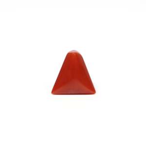 Natural Red Coral Oval Cabochon 5.95 Carat Loose Gemstone for Fine Jewelry - Product Image 2