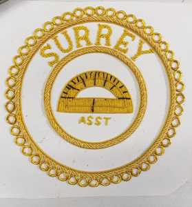 Parche bordado a mano con hilo metálico de oro, insignia de terciopelo para blazer con diseño de corona, luna y cuentas, emblema de hilo metálico de lujo con escudo real - Product Image 5