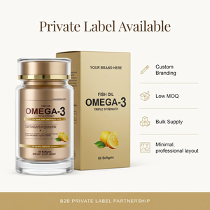 Private Label Omega 3 Softgel Capsules Fish Oil Dietary <b>Supplement</b> for Heart Brain Wellness OEM Manufacturing Export Quality - Product Image 6
