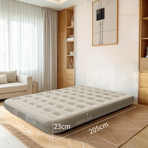 Квин размер портативный надувной матрас автоматический перезаряжаемый насос для домашнего автомобиля отель Кемпинг ткань из ПВХ для кемпинга - Product Image 6