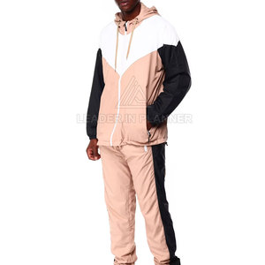 ชุดวอร์มกันลมแบบมีฮู้ด ดีไซน์ใหม่ปี 2026 ผลิตตามสั่ง แบรนด์ส่วนตัว ระบายอากาศได้ดี สำหรับฤดูหนาว ผ้าไนลอน ซิป ยางยืดที่เอว ผลิตในปากีสถาน - Product Image 3