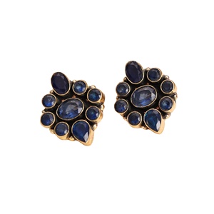 ARTS JEWELS Pendientes de Perlas de Imitación de Acero Inoxidable Oxidado, Chapados en Oro Antiguo, Joyería Bohemia de Moda para Boda - Product Image 1