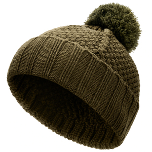 Bonnet unisexe décontracté en tricot côtelé épais, fait main, vert olive uni, facile à porter, nouvelle collection, best-seller, au meilleur prix - Product Image 1