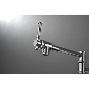 Rubinetto Moderno in Ottone da Parete per Riempimento Pentole, con Due Attacchi Pieghevoli e Funzione SW - Product Image 5