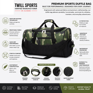 Sac de sport pliable et souple, robuste, multi-compartiments, pour voyages, entraînements d'équipe, entraînement physique - Product Image 4