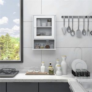 White MDF Bathroom Locker Stylish and Durable Shelves for Organizing Your Space - Product Image 6