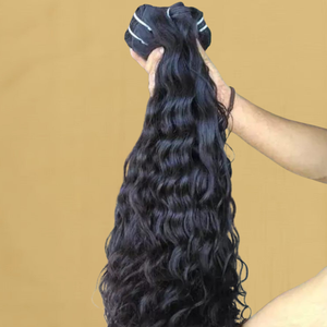 Comprar Cabello Humano Virgen Indio a Granel, Remy Crudo, Doble Trama a Máquina, Ondulado Profundo Suelto, 16 Pulgadas, Paquetes de Cabello Natural, Todos los Colores, OEM - Product Image 5