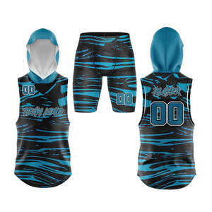 Diseño de Logotipo Personalizado, Uniformes de Fútbol Americano con Bandera Estadounidense, Conjuntos de Camisetas, Diseño Personalizado, Uniformes de Fútbol 7V7, Ropa Deportiva Profesional para Equipos de 7 Jugadores - Product Image 3