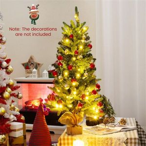 Albero di Natale da Tavolo 3FT con 363 Rami in PE+PVC, 50 LED Bianchi Caldi, Scatola di Controllo Senza Fili per Facili Decorazioni Natalizie - Product Image 5