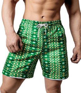 Men Summer <b>Shorts</b> Printed Elastic Waist Drawstring Beach Casual Holiday Colorful Lightweight White Top top mens summer beach - Product Image 5