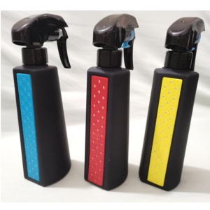 Professional Hair Spray Bottles Colorful Diamond Pattern Labels Durable Aluminum/Plastic Trigger Mist Sprayers <b>for</b> Salon - Product Image 2