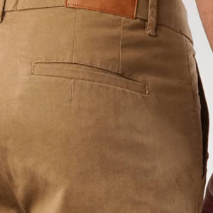 Pantalon de bureau vierge personnalisable en tissu Oxford 100 % coton, pantalon homme lavé pour garçons, vente en gros - Product Image 4