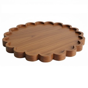 Bandeja de madera multiusos de moda, ideal para chocolates, nueces, postres y como decoración para la mesa central. - Product Image 6