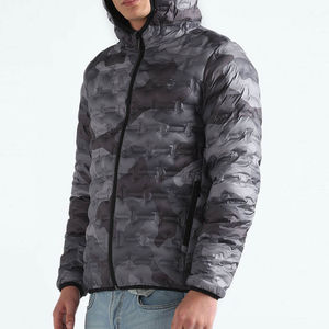 Blouson Bomber Unisexe Imperméable et Rembourré, Manteau d'Hiver Chaud Léger à Capuche, Vêtement d'Extérieur Isolé et Élégant pour Tenue Décontractée - Product Image 2