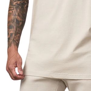 Mens Beige <b>Stringer</b> Jersey <b>Vest</b> Gym Tank Top Athletic Sleeveless Workout Shirt Fitness Bodybuilding Apparel - Product Image 6