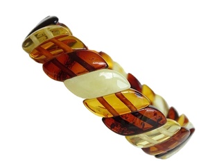 Nouveau design élégant de style rétro pour femmes, bracelet rond à gros grains en résine époxy, bracelet tendance et magnifique pour cadeau - Product Image 1