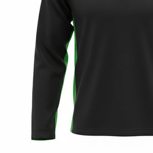 เสื้อคอเต่าคุณภาพสูง ซิป ¼ ตัว ผ้าโพลีเอสเตอร์ 100% ไม่เป็นขุย น้ำหนัก 220 กรัม พร้อมซิปด้านหน้าและแผงตัดเย็บที่ไหล่ - Product Image 5