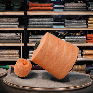 Fil 100% Coton Brut Filé à Anneaux 38s Anti-Boulochage Écologique Peigné Anti-Bactérien Absorbant l'Humidité pour Tricot et Tissage - Product Image 1