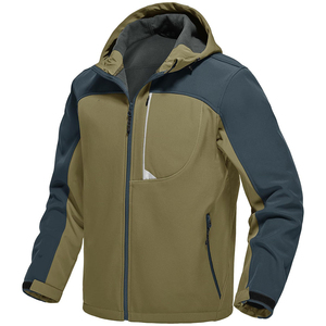 Best product Windproof Waterproof Breathable Lightweight Mens Softshell Jacket Stand Collar Winter Warm Hiking Outwear - Product Image 3