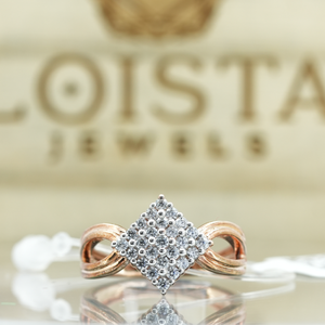 Luxury Lab Grown Diamond Engagement <b>Ring</b> for Women | Premium Gold Plated with Brilliant Cut | Elegant Designer Jewelry Gift - Product Image 1