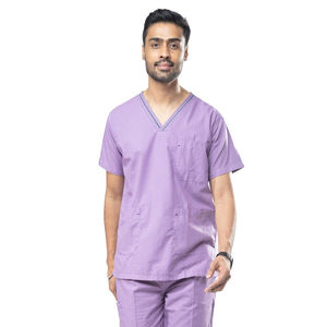 Fabricant de T-shirts médicaux respirants et anti-humidité pour hommes, sous-vêtements d'hôpital, marque privée OEM - Product Image 2