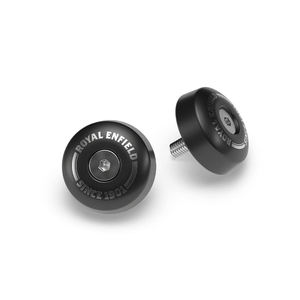 Protectores de Manillar de Aluminio Billet KXA00271 para Royal Enfield Black, Bear 650, Interceptor GT650 - Product Image 1