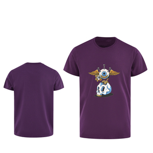 <b>Men's</b> for Short Sleeve T-<b>Shirt</b> Cartoon <b>Skull</b> Eye Design ONeck Regular Fit Casual Jersey Knitted Cotton Silk Screen Printed - Product Image 3