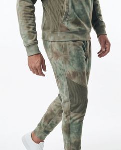 acid wash Men Crew Neck <b>Tracksuit</b> Full Sleeve Solid Color Casual Wear With Embroidery Logo Front Loose Fit Autumn Style 100% - Product Image 5
