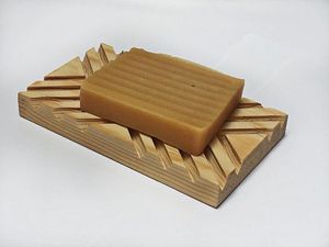 Handmade wooden soap dish smooth natural finish crafted from durable wood eco friendly bathroom <b>accessory</b> for daily washing use - Product Image 3